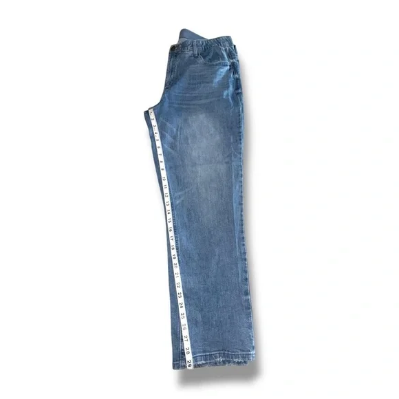 WIT & WISDOM 'Ab'Solution High Waist Girlfriend Jeans - LIGHT BLUE ARTISANAL 16 - Picture 9 of 12